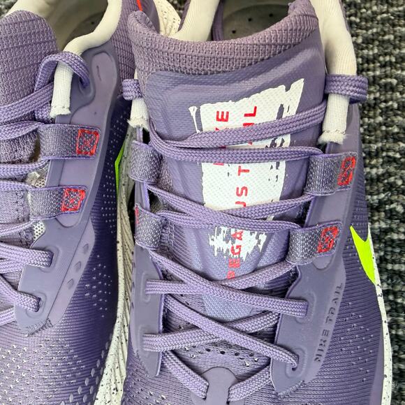 Nike Womens Pegasus Trail 3 Canyon Purple Volt Shoes Runners DA8698-500 Size 10 - Picture 4 of 10